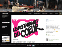 Tablet Screenshot of escrime.esbomnisports.com